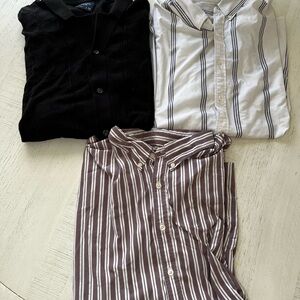 Abercrombie & Fitch Men’s Button Up Shirt - XXL - Lot Of Three (3)